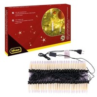Idena Kerzenlichterkette LED 50 Warmweiß FüR Innen