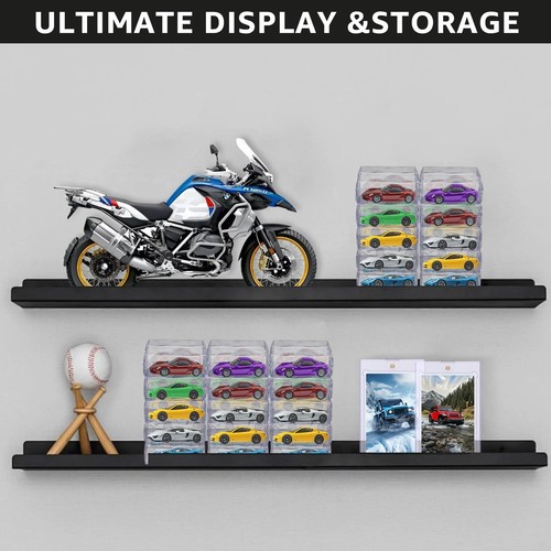 100 Pcs Clear Display Case for Hot Wheels, Matchbox Cars Storage Case 1/64 Sc... - Picture 6 of 7