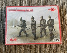 ICM German Infantry (1914) 1:35 Unassembled Not Painted Plastic Model Kit 35679