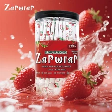 Pre Rolled Cones 72packs strawberry Cones Rolling Paper King Size 108mm