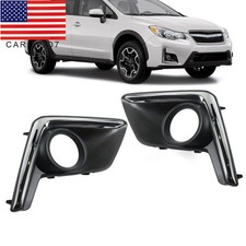 Fog Light Trim Set For 2016-17 Subaru Crosstr...