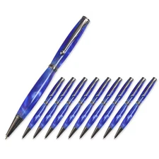 Fancy Pen Kit, Black Titanium Finish, 10 Pack, Legacy Woodturning