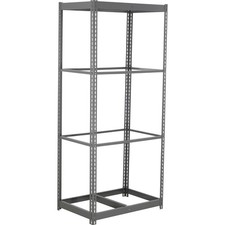 Boltless Heavy Duty Shelving 36"W x 18"D x 72"H 4 Shelves No Deck