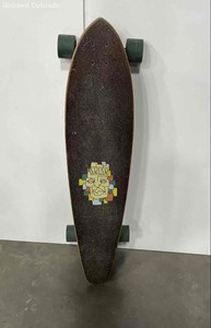 Compound Longboard Skateboard Multicolor Graphic Complete Cruiser 4 Wheels