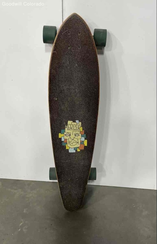 Compound Longboard Skateboard Multicolor Graphic Complete Cruiser 4 Wheels