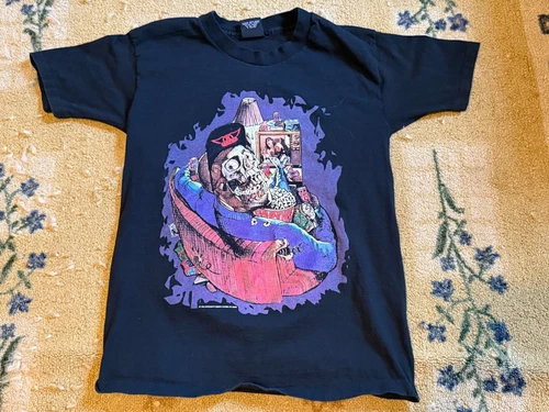 AEROSMITH GET A GRIP ORIGINAL 2-sided concert T 1990s vintage concert t-shirt, vintage, size L, single stitch, B+ condition