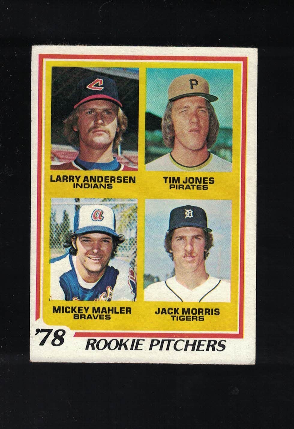 1978 Topps Baseball Jack Morris Rookie Pitchers ##703 *TIGERS*