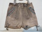 Vintage German Boy's Lederhosen, Vest and Felt Hat w/Pins — photo 3