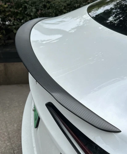 NEW Original Genuine OEM 2024 2025 Tesla Model 3 Carbon Fiber CF Rear Spoiler