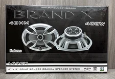 Brand-X L69CX 6'' X 9'' Point Source Coaxial Speaker System for Cars Yachts
