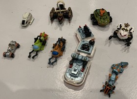 Galoob Micro Machines Lot Hummer Shark Military Planes Boats Playsets Trucks