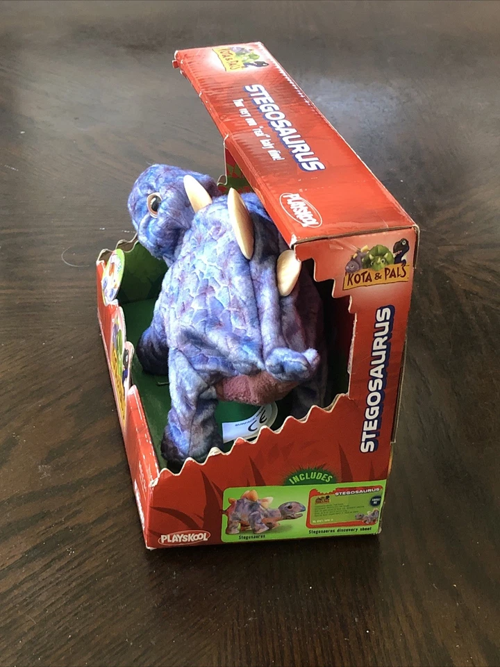 PLAYSKOOL STEGOSAURUS KOTA & PALS BATTERY OPERATED DINOSAUR HASBRO 2008 NIB - Image 3 of 4