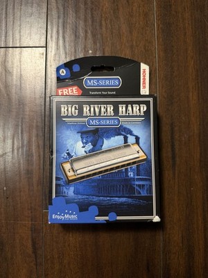 Hohner Big River Harp MS-Series Harmonica Key of A M590106X Made in Germany NWIB