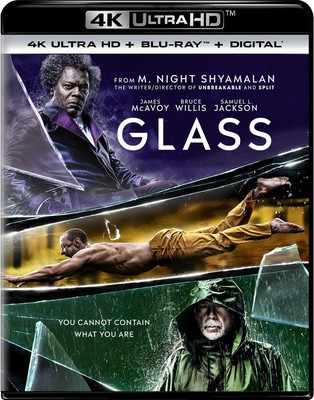 Glass (Blu-ray) James McAvoy Bruce Willis Samuel L. Jackson Anya Taylor-Joy
