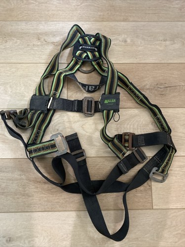 Honeywell Miller E650/Ugn Full Body Harness, Vest Style, L/Xl, Polyester, Green