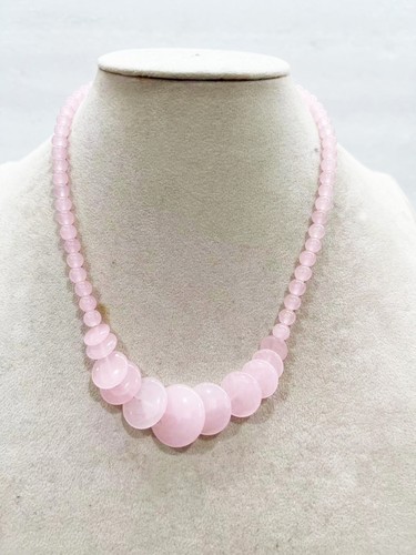 Natural Stone Gemstone Beads Pendant Necklace Women Jewelry Ethnic Accessory - Picture 26 of 45