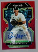 2022 Panini Prizm Draft Picks Prizms Neon Orange #PDP134 Dominic Keegan 9/50