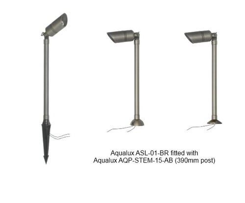 Brass Extension Post Aged Finished 390mm, AQL-400-B3-EXT-380 - Picture 3 of 3
