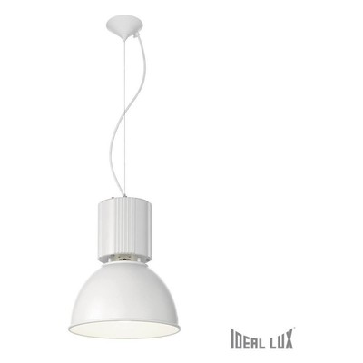 Ideal Lux HANGAR SP1 White Pendant Light E27