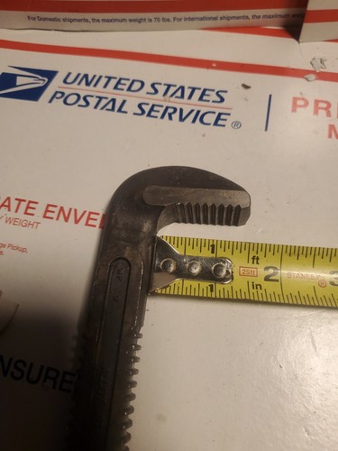 NOS Genuine OEM RIDGID 31630 Hook Jaw for 12 in Heavy Duty Pipe Wrench ,U1 - Picture 6 of 15