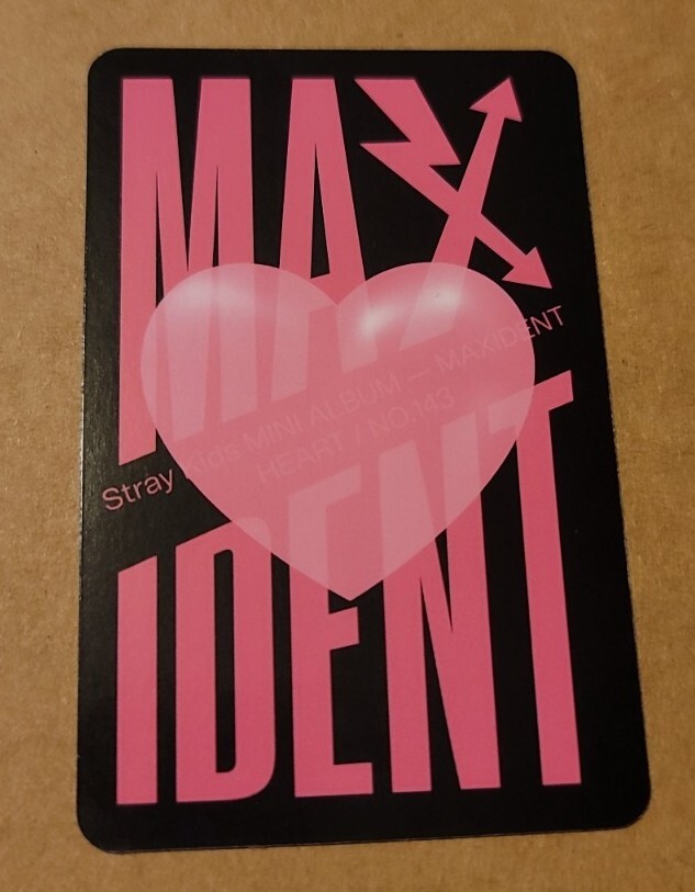 Official Stray Kids IN Jeongin Photocard Photo Card Maxident Album