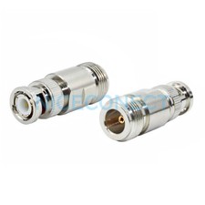 1x N Type Female Jack to BNC Male Plug RF Adapter Han Radio Coaxial Connector