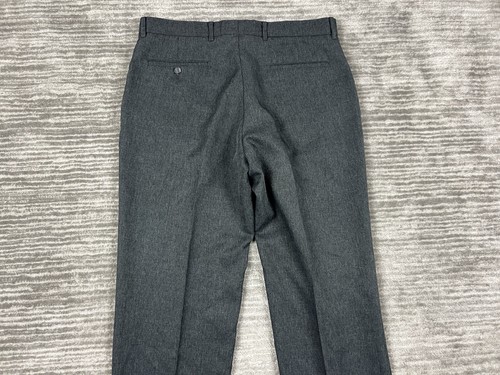 Levis Actions Slacks Pants Mens 36x30 Gray Vintage Straight Leg Polyester - Picture 8 of 12