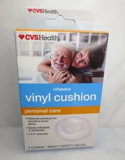 CVS HEALTH INFLATABLE VINYL CUSHION PERSONAL CARE 14.5'' DIAMETER BOXED