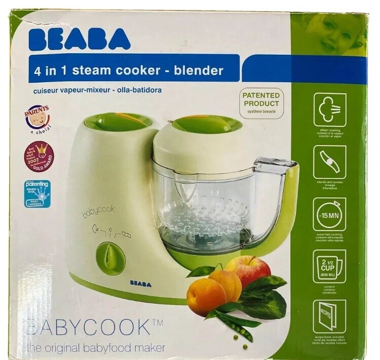 beaba babycook 4 in 1 steam cooker & blender