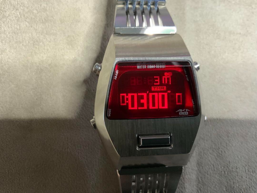 SEIKO ALBA AKA W670-4000 AMAD003 Vintage Watch Darth Vader