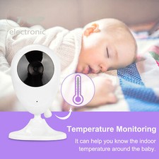 2 Way Talk 2.4" Digital Wireless Baby Monitor Night Video Audio Camera