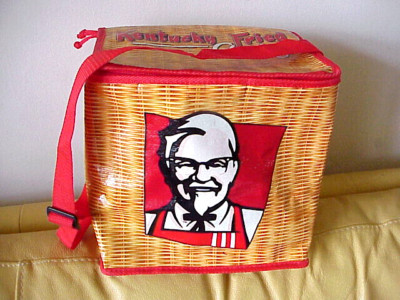 VTG KFC Kentucky Fried Chicken Insulated Cooler Bag Picnic Basket