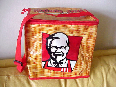 VTG KFC Kentucky Fried Chicken Insulated Cooler Bag Picnic Basket
