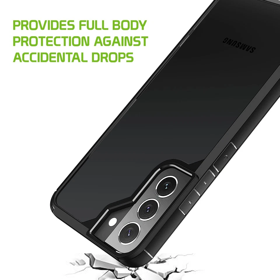 Slim Transparent Shockproof Scratch Resistant Case for Samsung Galaxy S22 Plus - Image 3 of 4