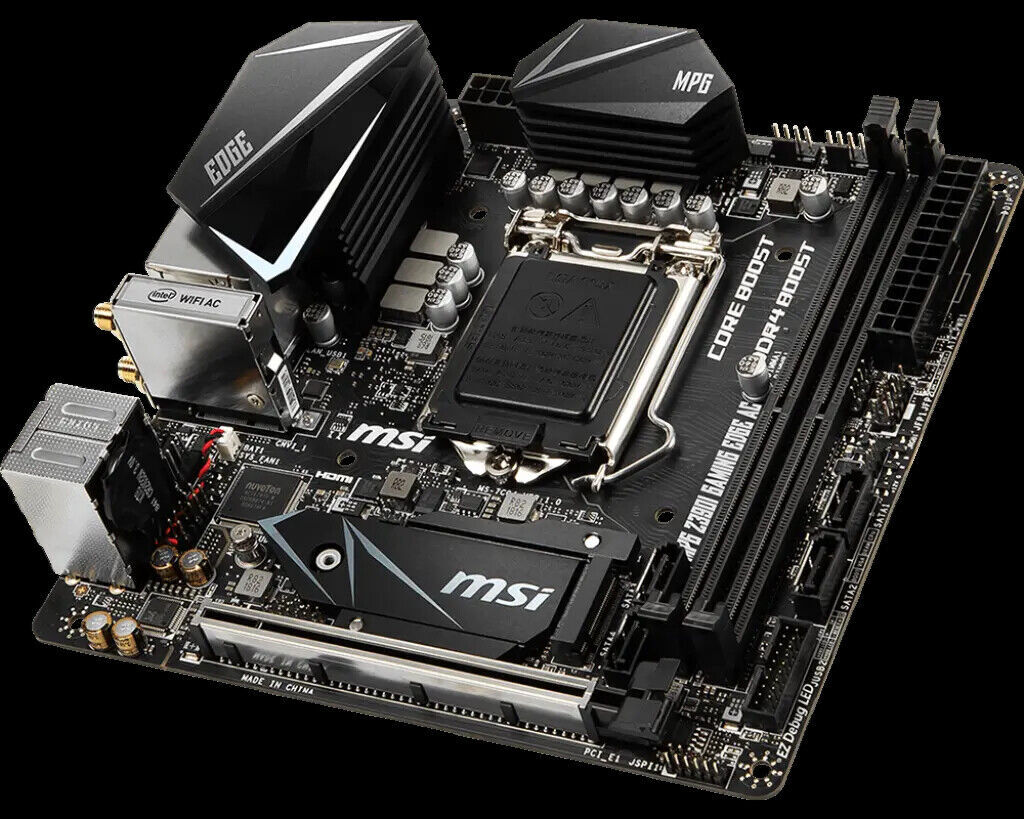 MSI Z390I GAMING EDGE AC ＆ i3 9100f Amazon.com: MSI MPG Z390I Gaming Edge AC LGA1151 (Intel 8th