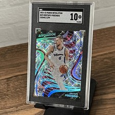 KRISTAPS PORZINGIS 2022-23 Revolution Cosmic 5/99 SGC 10 🔥