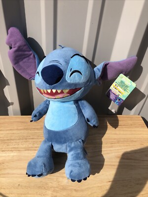 Just Play Disney Stitch Crack Me Up 11 Zoll Plüsch Geräusche wackelt mit Etikett funktioniert