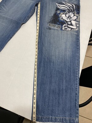 LOT 29 Luxe Warner Bros Looney Tunes Bugs Bunny Blue Denim LOT 29 Luxe Warner Bros Looney Tunes Bugs Bunny Blue Denim