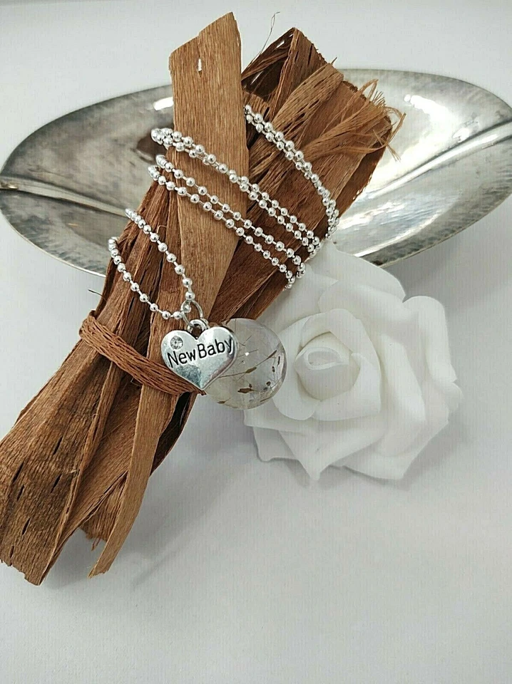 Collana chiama angeli donna collana mamma bigiotteria donna fatta a mano fiori - Immagine 2 di 4