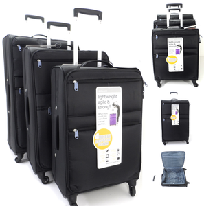 4 wheel suitcase lightweight large