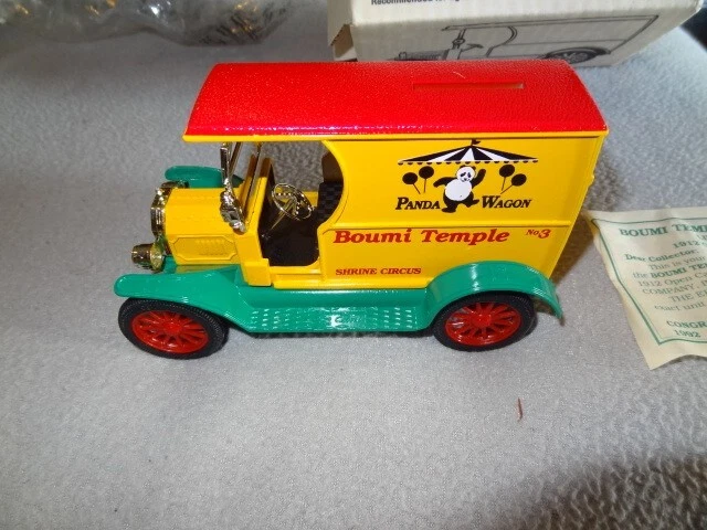 ERTL 1912 OPEN CAB TRUCK BANK - LOGO Boumi Temple - Bank with Key SHRINE - Image 4 of 4