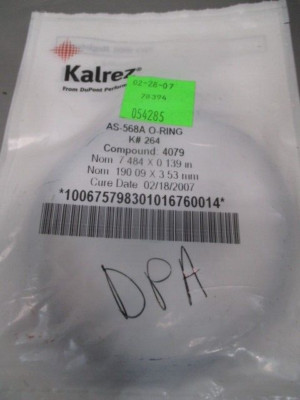 Kalrez AS-568A O-RING K#264, Compound: 4079, 107339