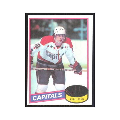 1980 Topps Bengt Gustafsson Washington Capitals #222