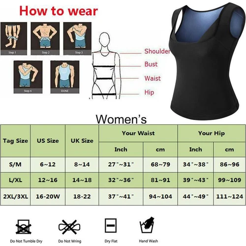 Fajas Para Adelgazar Reductoras Abdomen Faja De Ejercicio Para Mujer y Hombre D - Picture 13 of 22