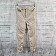 Ann Taylor LOFT Womens High Waist Skinny Corduroy Pants Sz 2 Beige