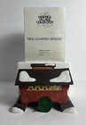 Department 56 Red Covered Bridge Heritage Village Porcelain Figurine #5987-0