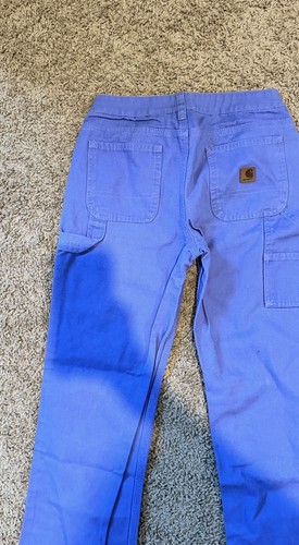 Carhartt Girl Size 10 Purple Lilac Cargo Pants - Picture 6 of 7