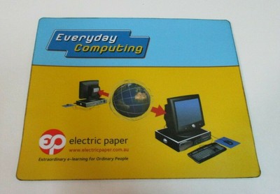 Electric Paper Branded Mouse Mat Pad Everyday Computing E