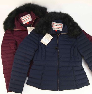 hunter original fitted down coat