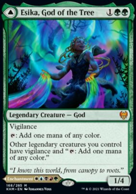 Magic the Gathering MTG Esika, God of the Tree (168) Kaldheim   LP